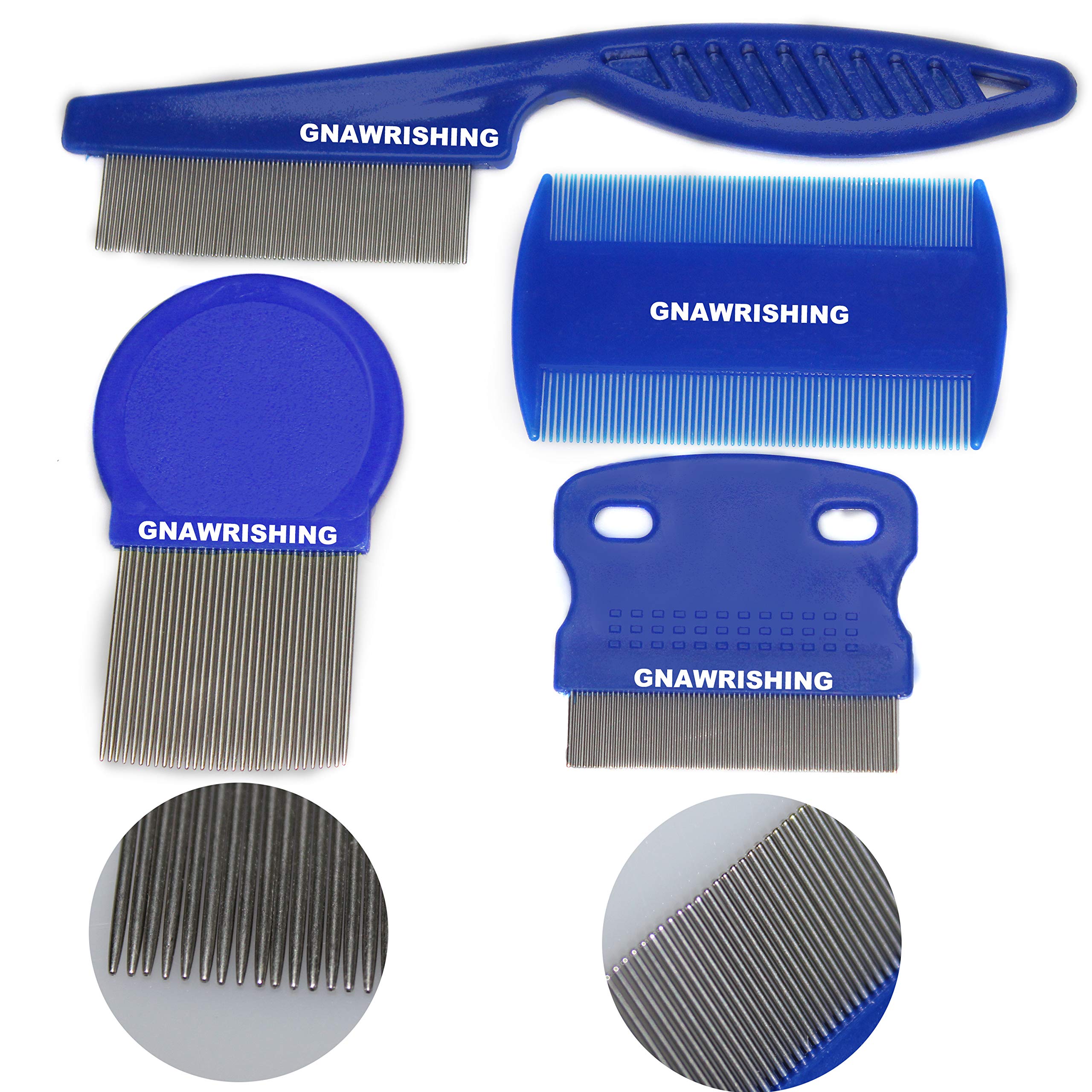 GNAWRISHING stainless-steel teeth embedded in plastic grip stays secure during use.