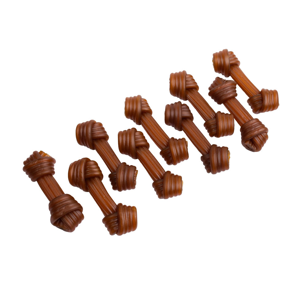 All-natural ingredients label on Gnawturals packaging without artificial additives