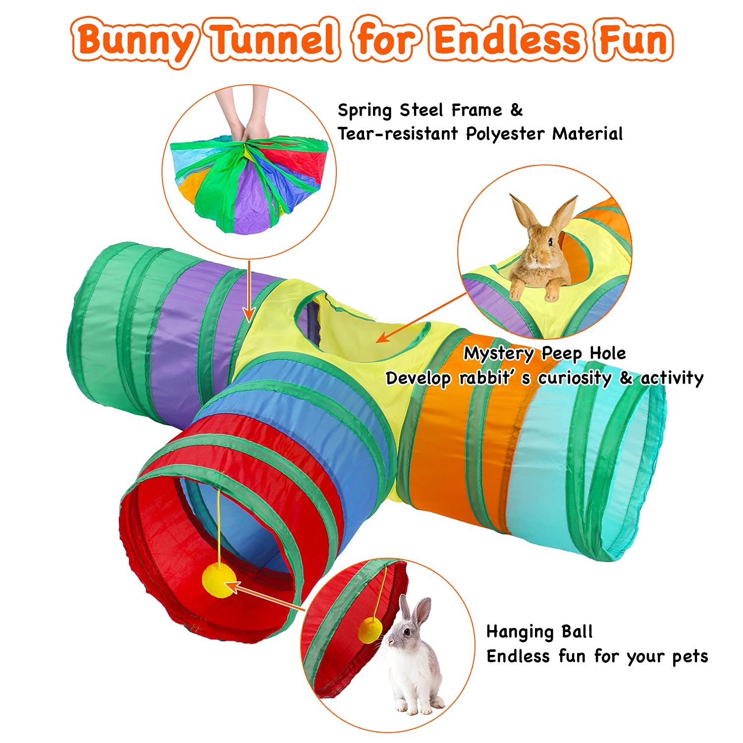 GNB PET tear-resistant polyester tunnel for durability