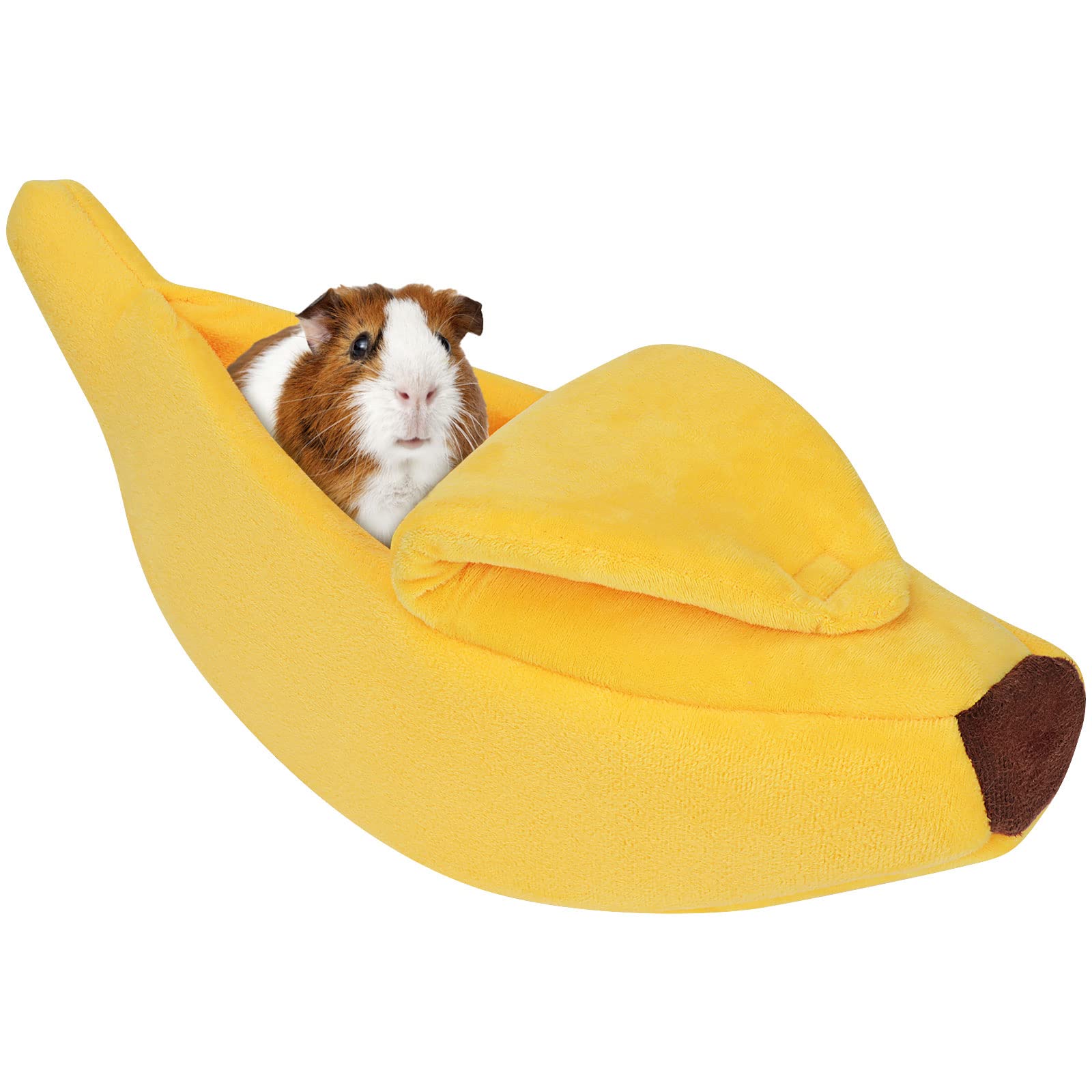 GNEORA Bed Cave Hideout bright yellow style enhances pet habitat