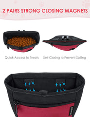 Gobeigo dog treat bag showing 2-cup capacity for daily walks