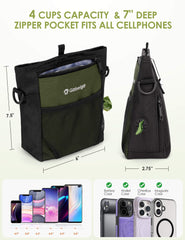 Gobeigo three-way wear versatility for belts, waist bags, or crossbody.