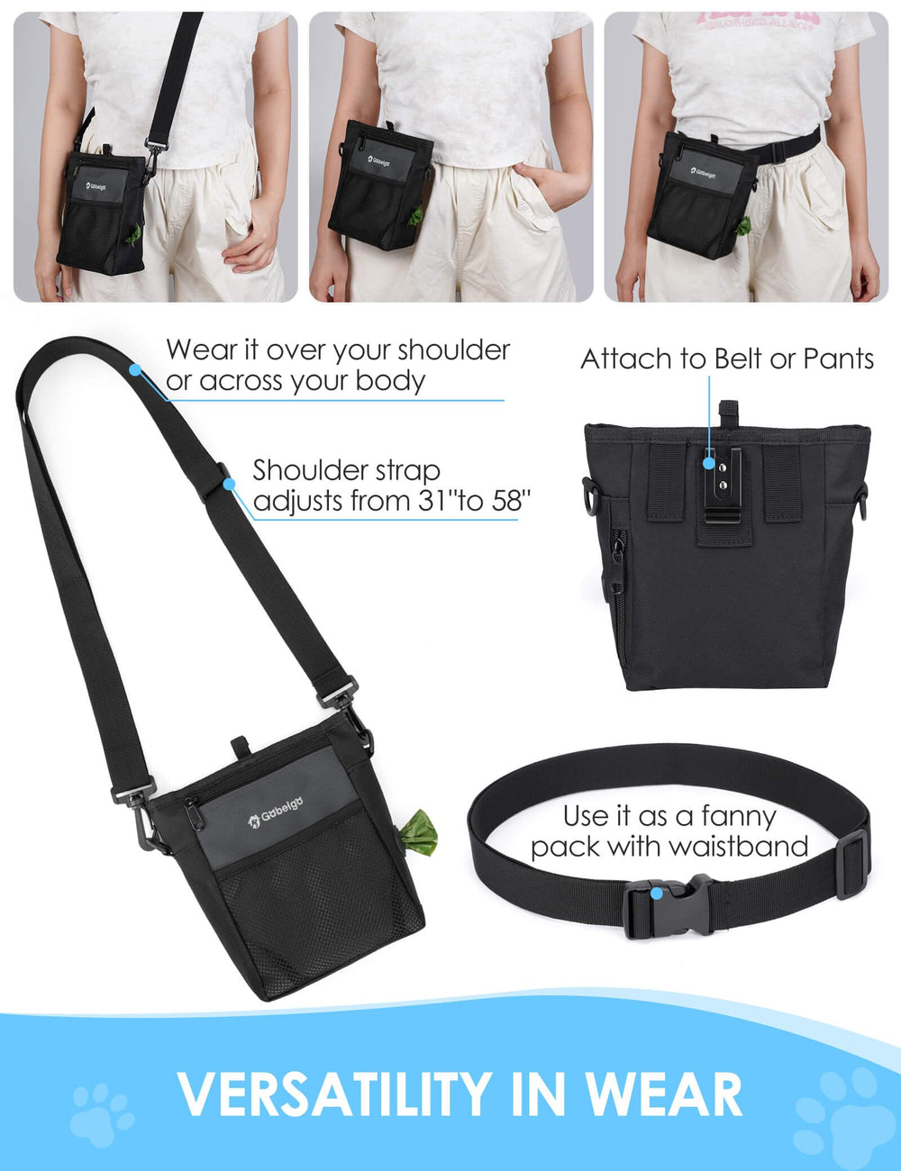 Gobeigo included training clicker helps reinforce obedience during training sessions
