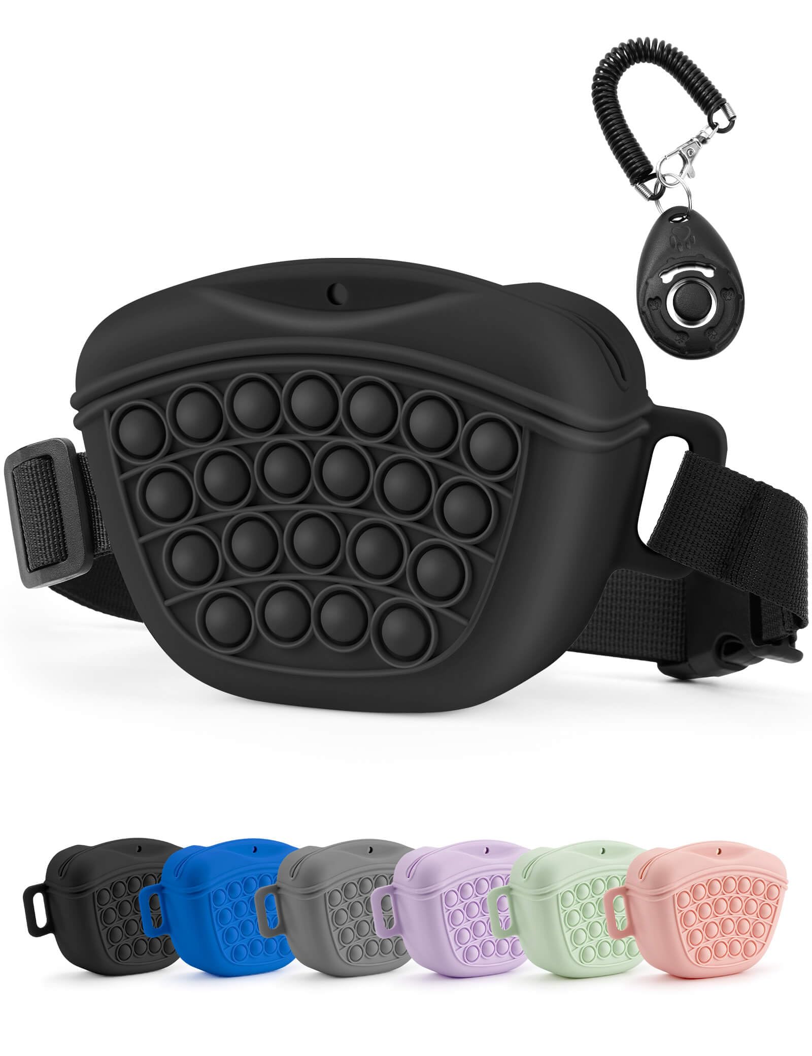 Gobeigo dog treat pouch with magnet closure for quick one-handed access during training.