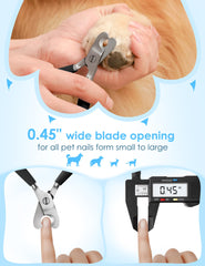 Gobeigo nail clipper ergonomic handle with silicone grip reduces slips