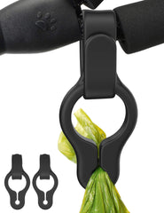 Gobeigo poop bag holder clip-on leash demonstrates secure hands-free walking