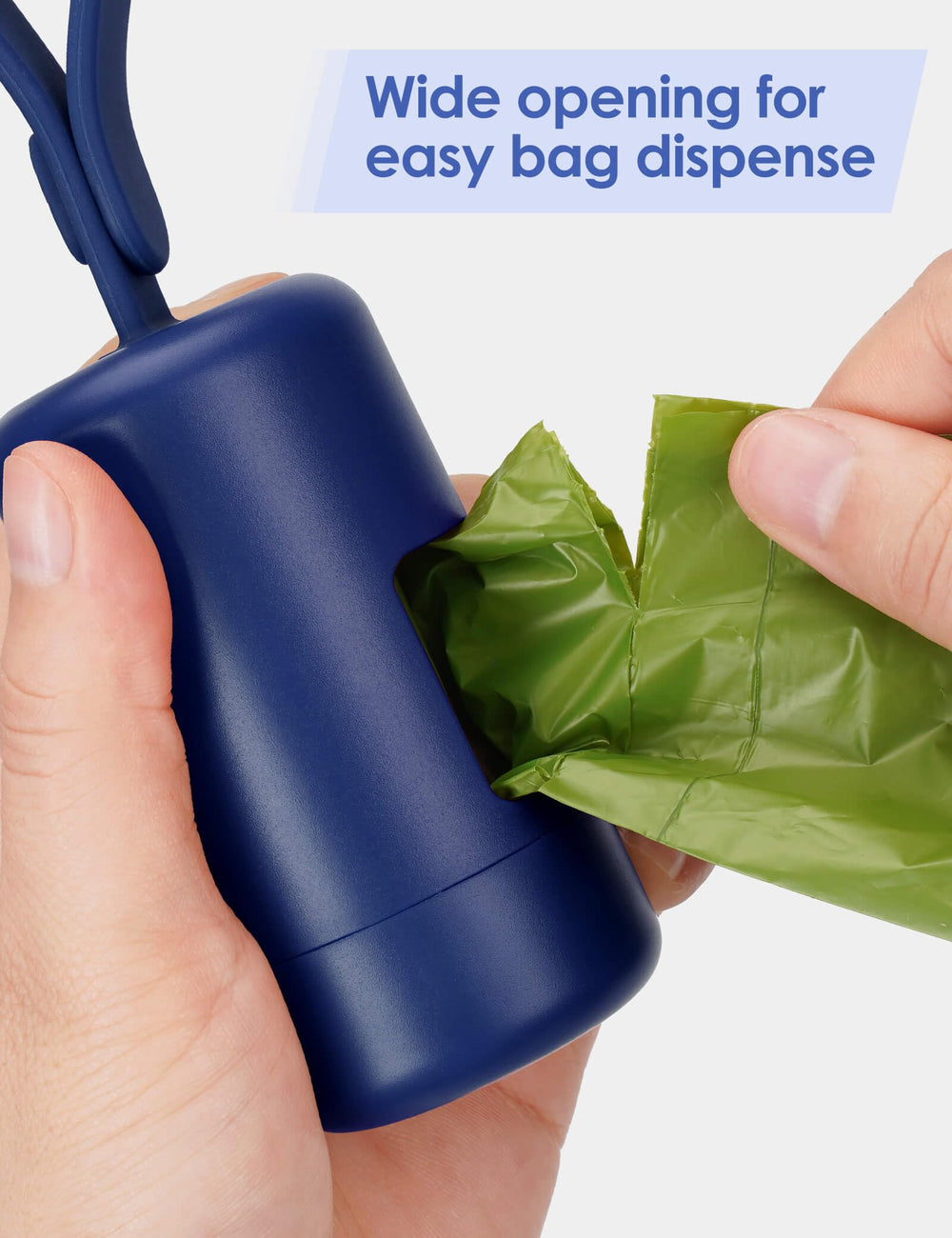 Gobeigo poop bag holder color options enable stylish leash-matching cleanup.