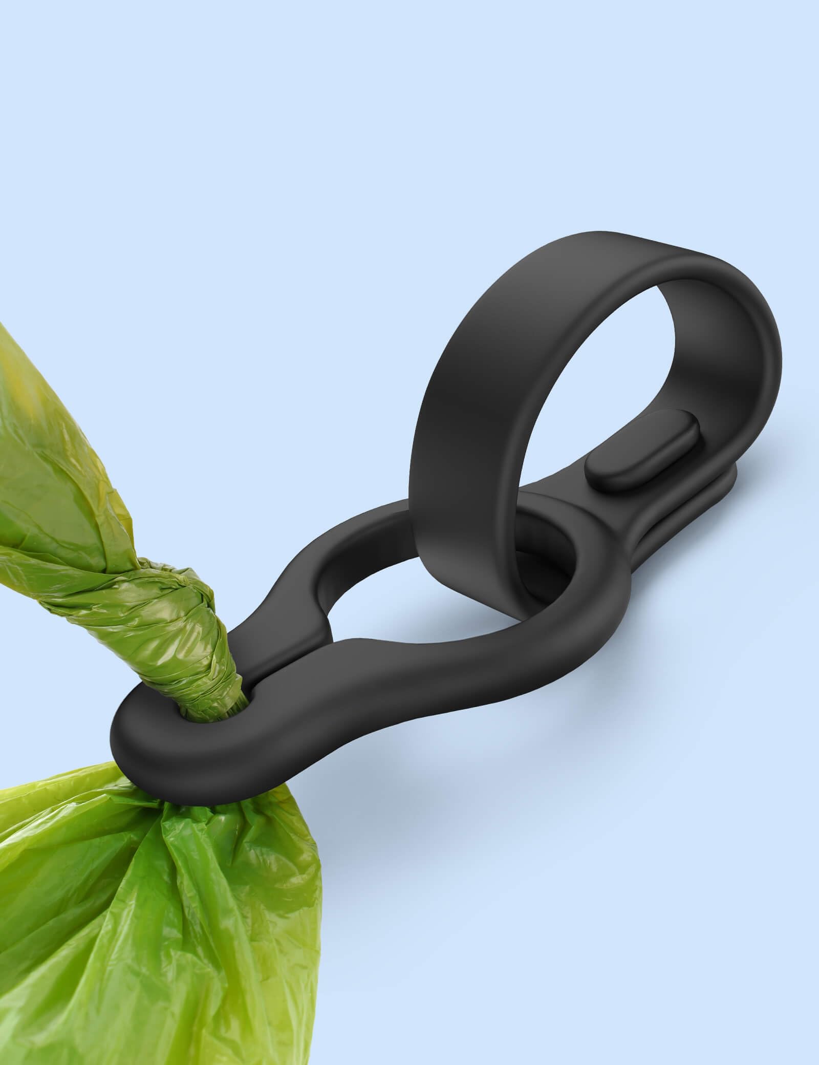 Gobeigo silicone poop bag holder highlights durable tear-resistant design
