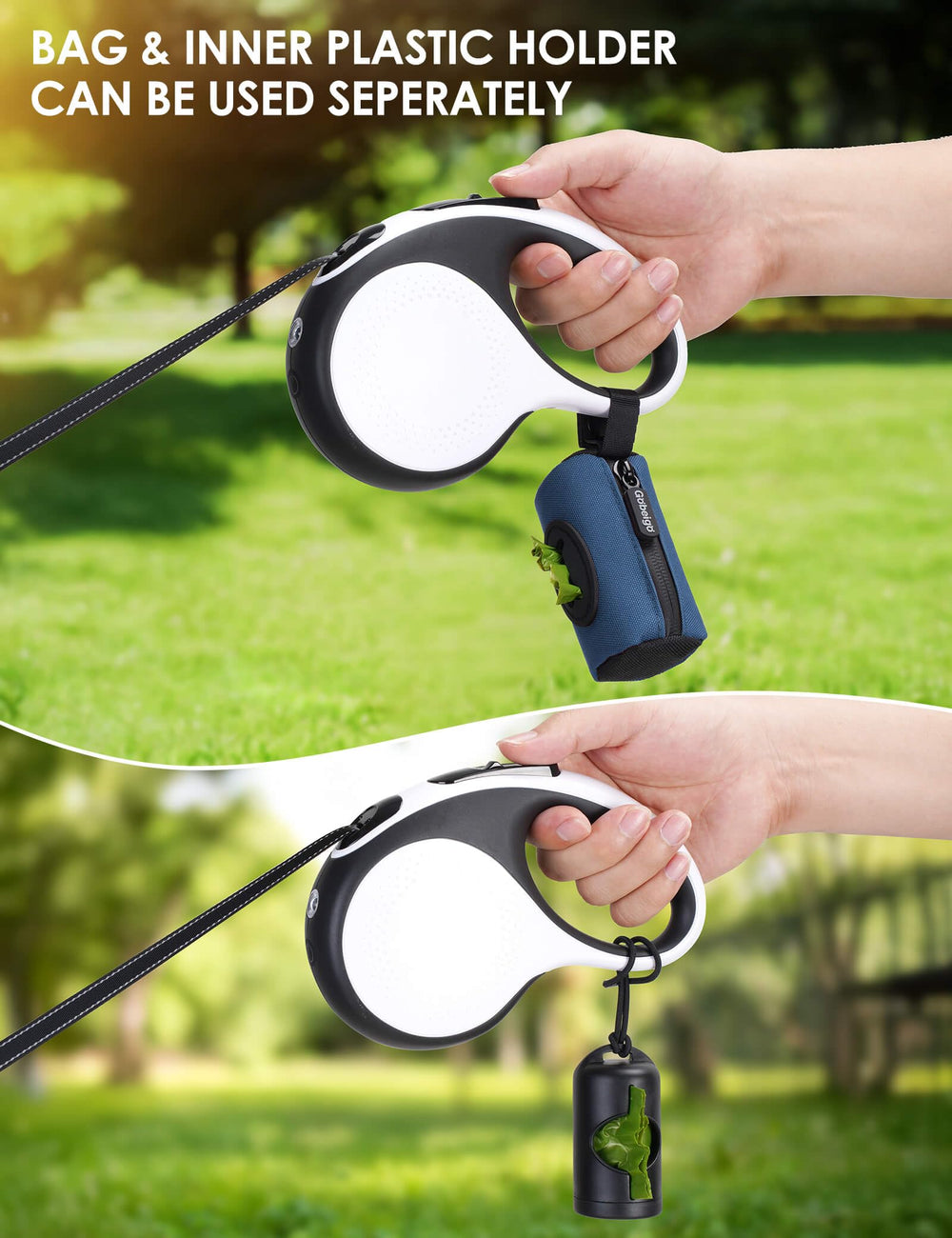 Gobeigo six-color options match popular leashes for stylish cleanup.