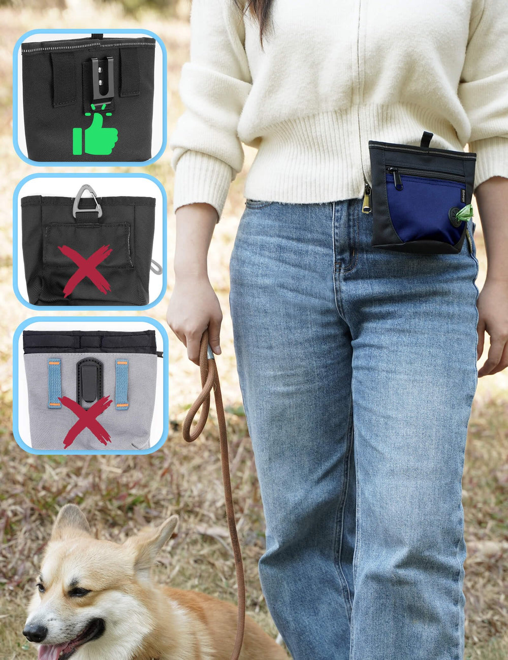 Gobeigo training clicker included for basic obedience and fun tricks.