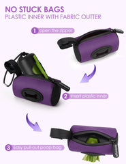 Gobeigo two-in-one plastic insert and soft fabric bag for durable, smooth dispensing.
