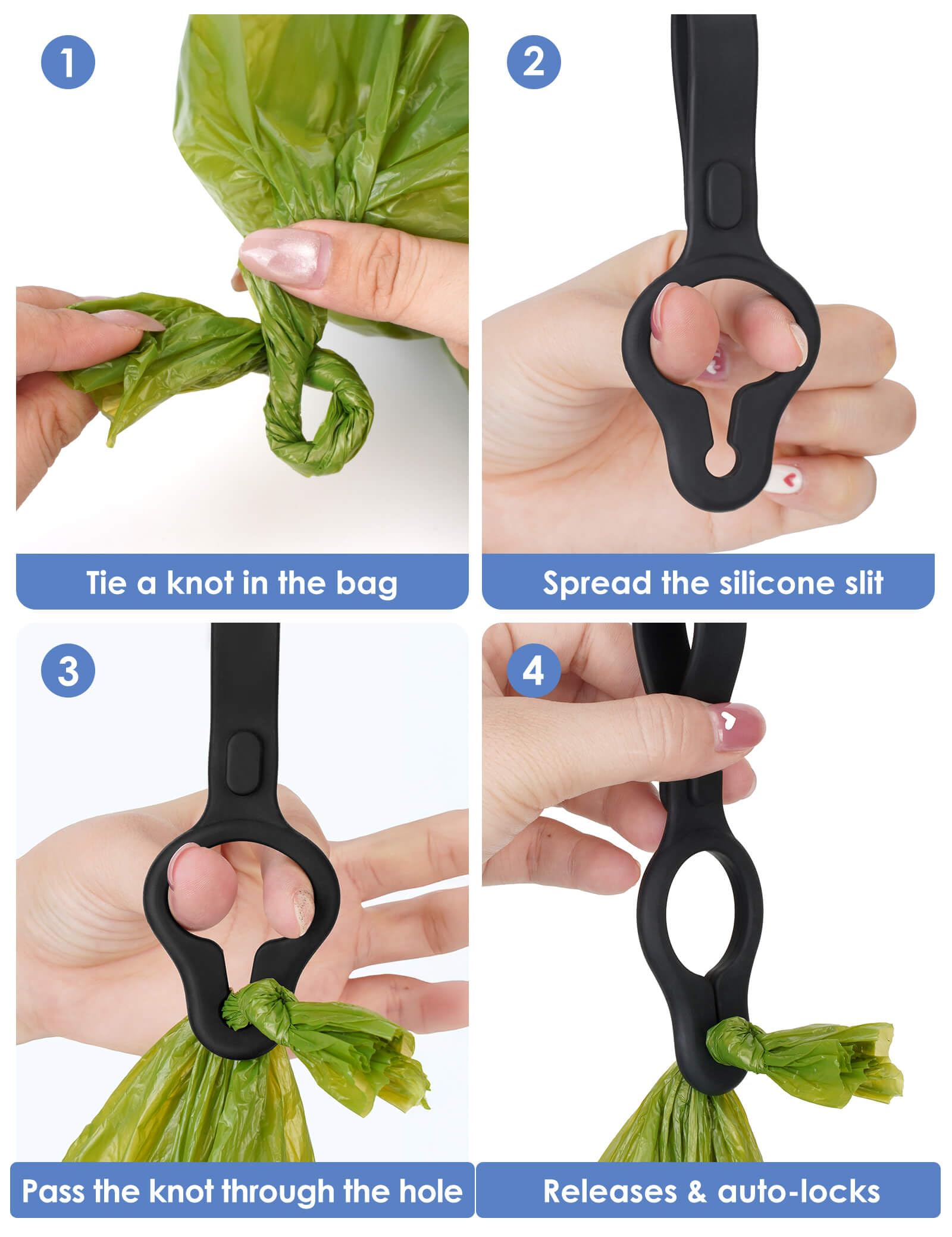 Gobeigo two-pack poop bag holder emphasizes value and portability