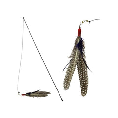 GoCat Da Bird close-up feather texture emphasizes realistic tactile appeal for cats