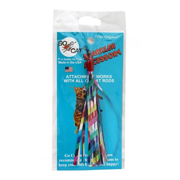 GoCat Da Bird Sparkler colorful feathers spark curiosity and hunting interest