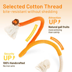 Gochanmon cat toys 3-pack colors attracting bored cats