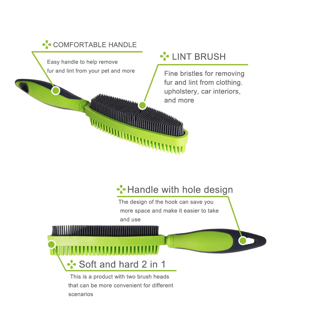 Godiyyer brush during grooming session with gentle massaging action