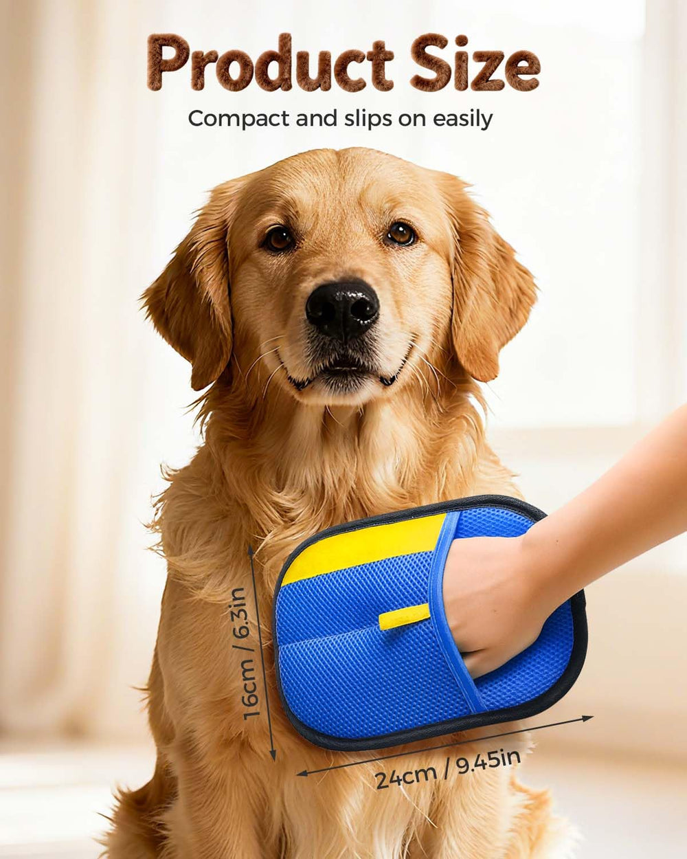Godmifa pet hair removal glove dopamine-inspired colors brighten grooming sessions for pets