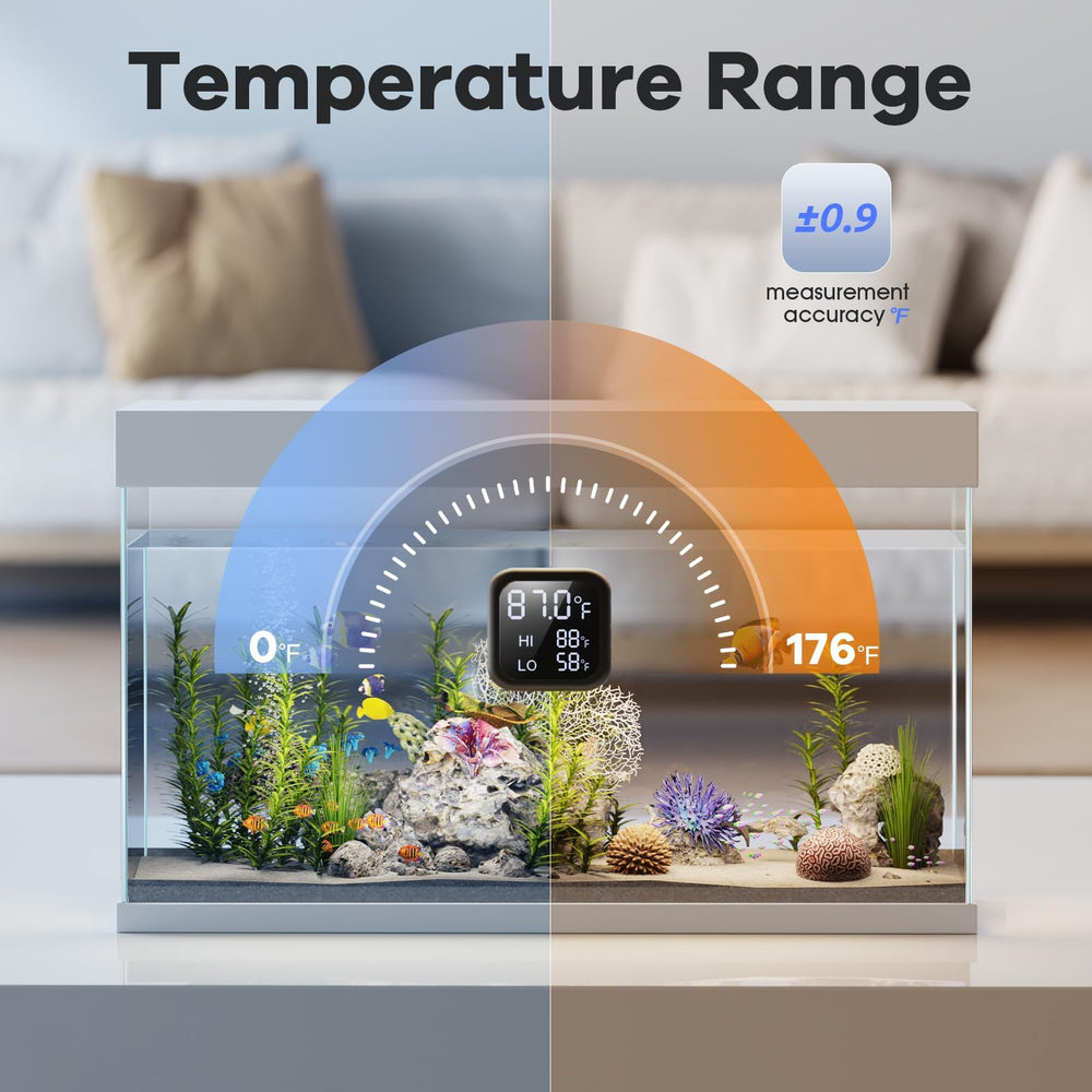 GODMISS Small Profile Thermometer blends with decor while monitoring temps.