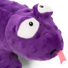 goDog Action Plush Lizard squeaky feature adds instant auditory feedback during fetch