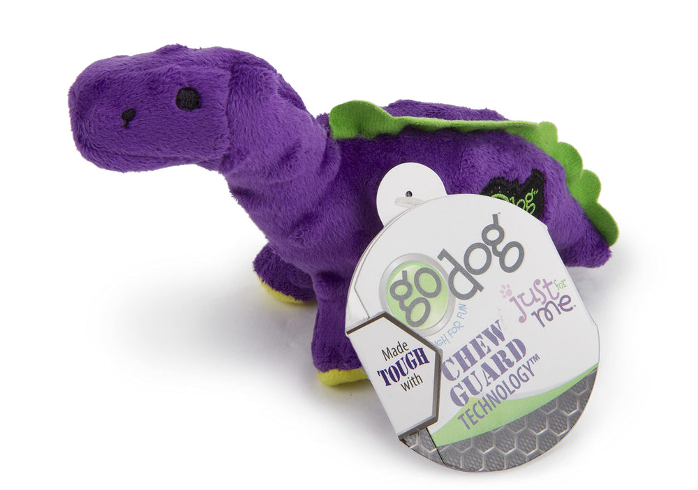 GoDog Dinos Bruto plush is perfect for cuddling and comforting dogs during night-time routines.