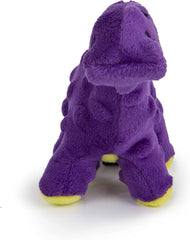GoDog Dinos Bruto mini toy features chew-guard lining for longer-lasting chew sessions.
