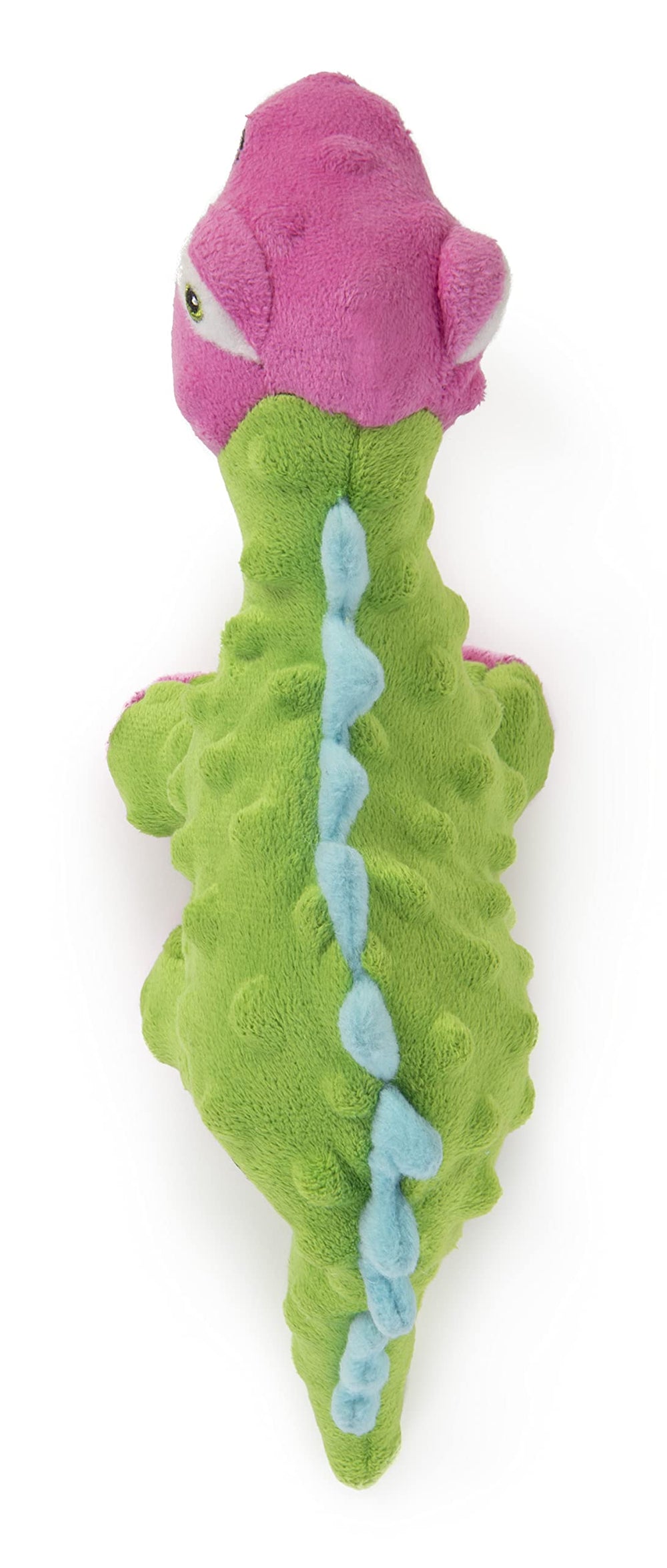 GoDog Dinos chew guard technology green lining adds chew resistance