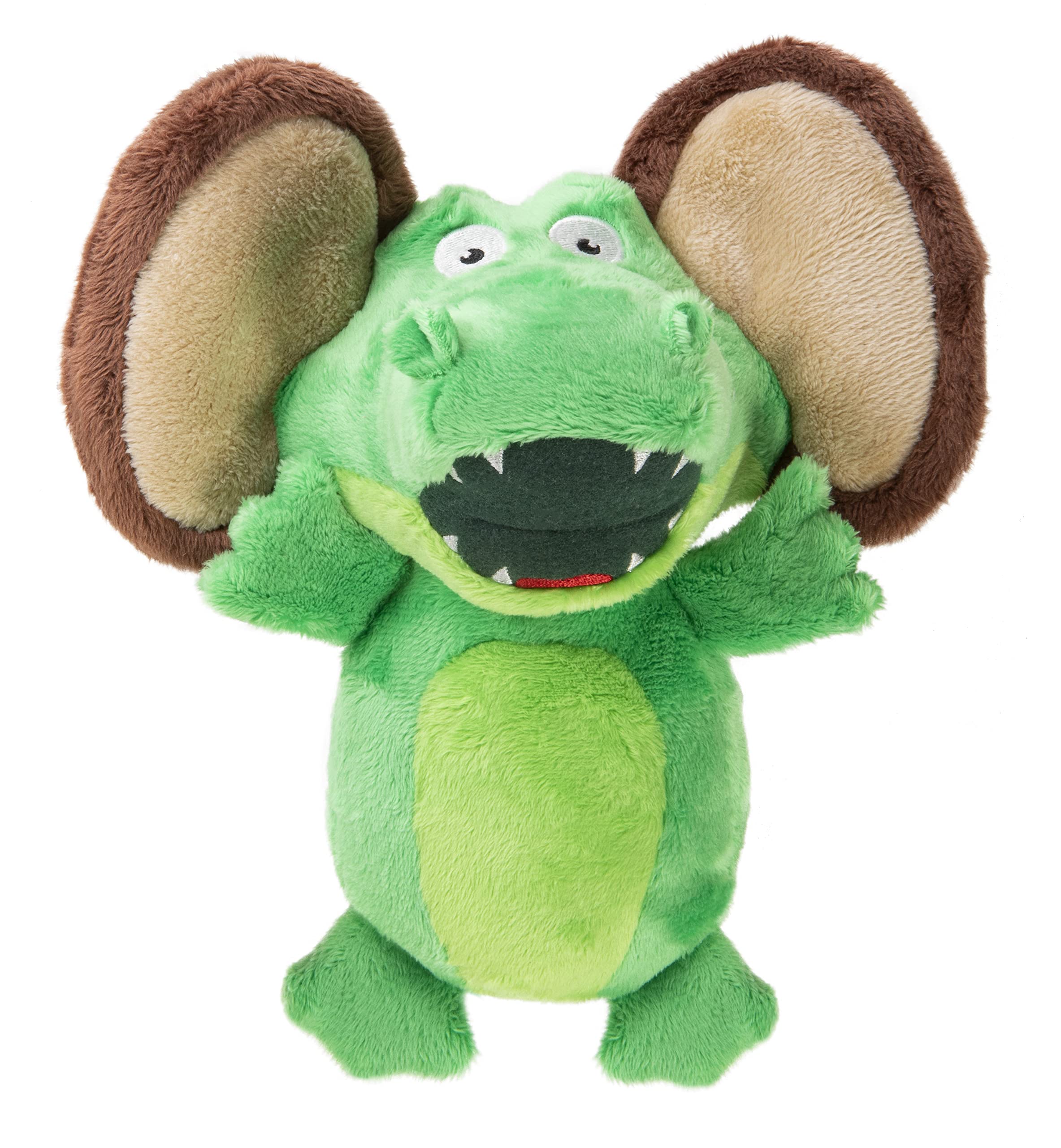 GoDog Flips Gator-Monkey green large front view for cuddling and play