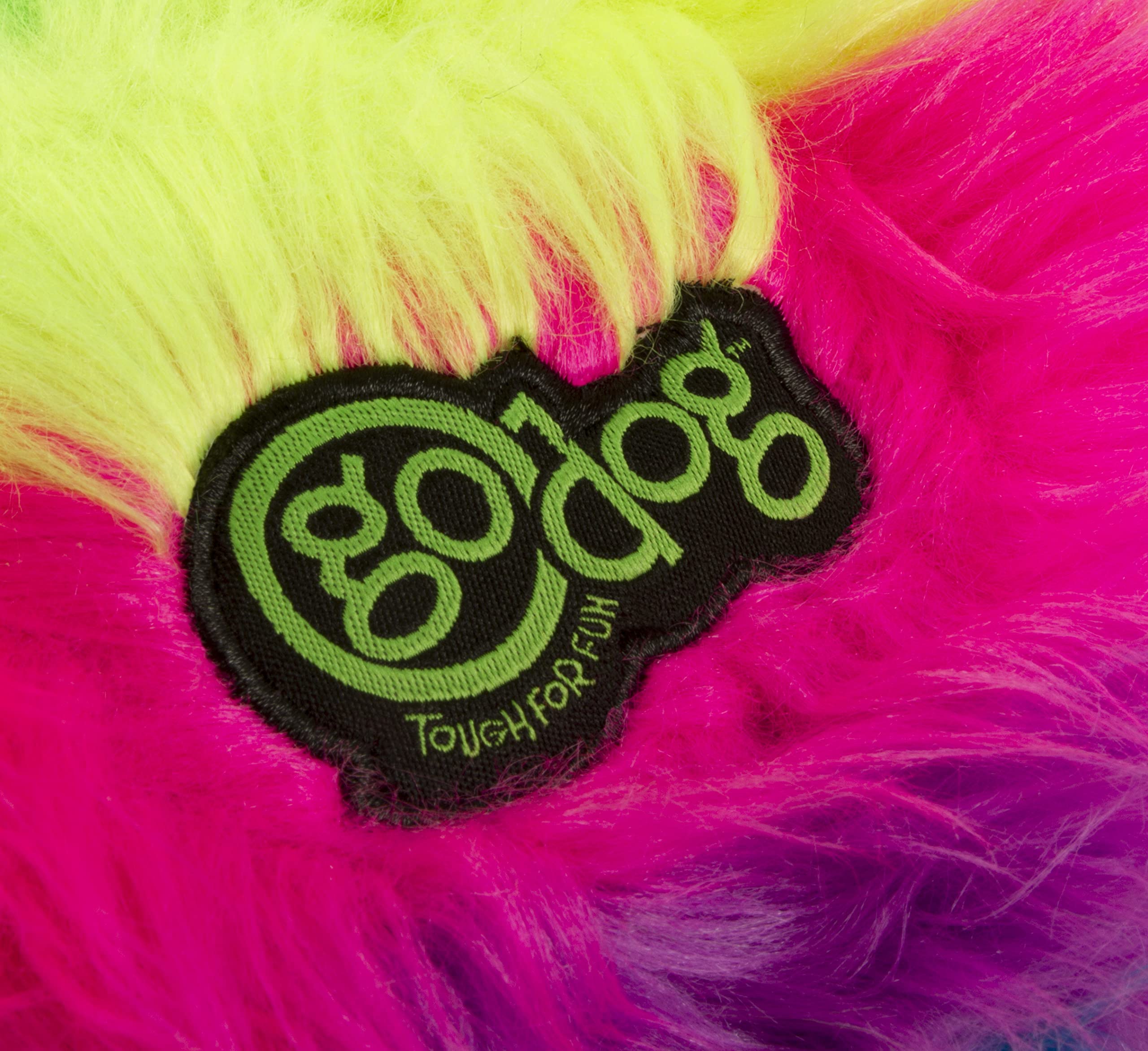 goDog Furballz diseño redondo, perfecto para rodar y buscar.