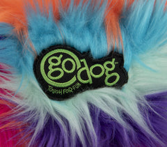 goDog Furballz round plush shape ideal for tossing and retrieving