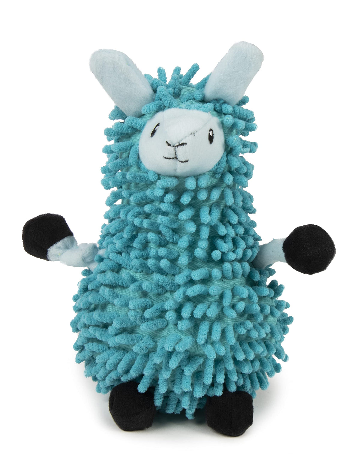 GoDog Llamas Noodle Blue Small plush toy with squeaker for interactive play