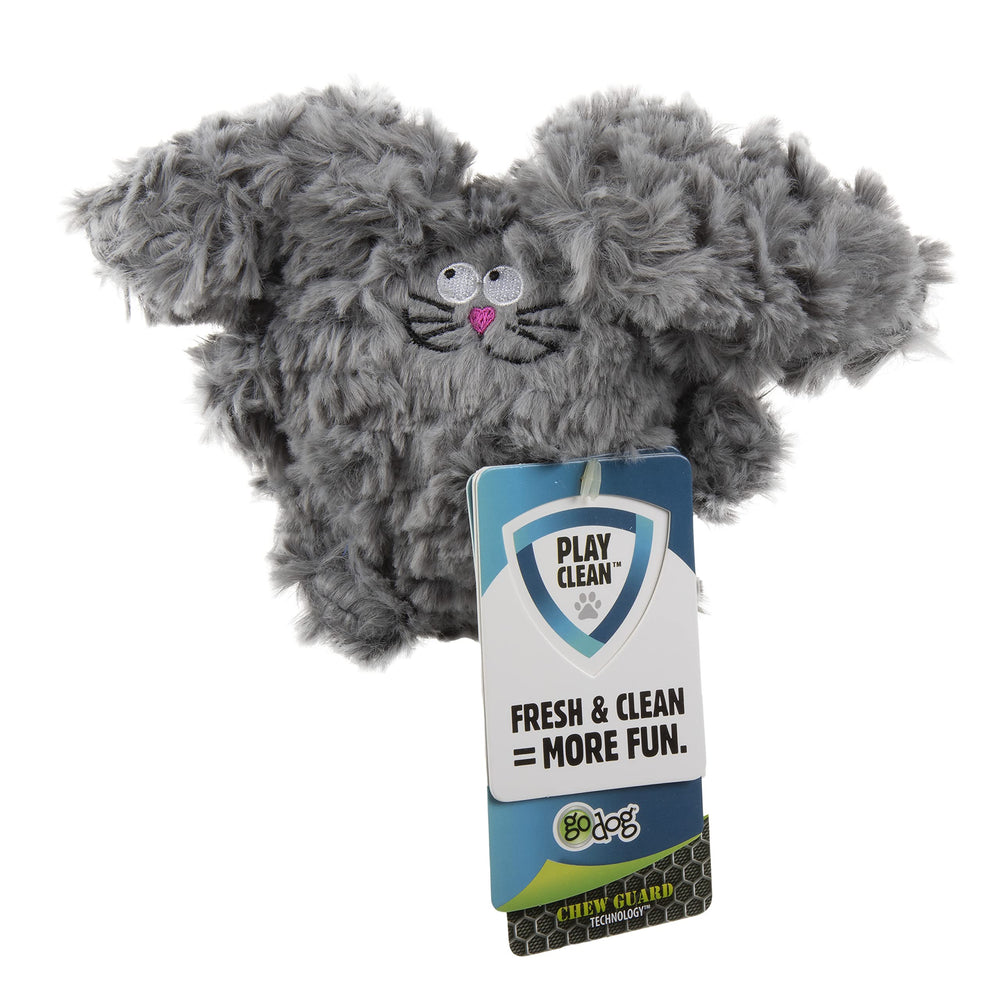 goDog PlayClean rabbit has a built-in squeaker to spark excitement during interactive play.