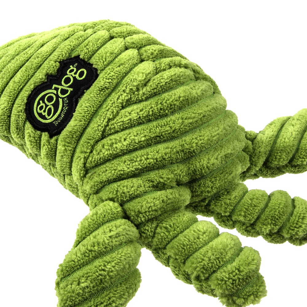 goDog PlayClean small green toy ideal for tiny breeds' playtime