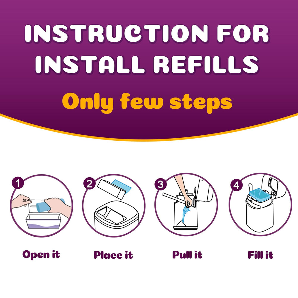 Godyoy easy-use refills speed cleanup and reduce waste.