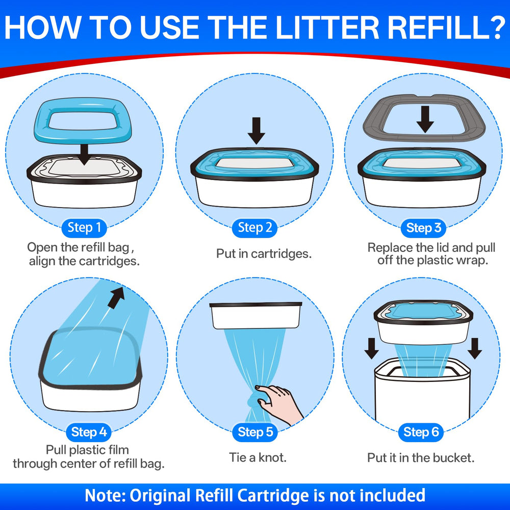 Godyoy easy-install refill process illustrating quick setup