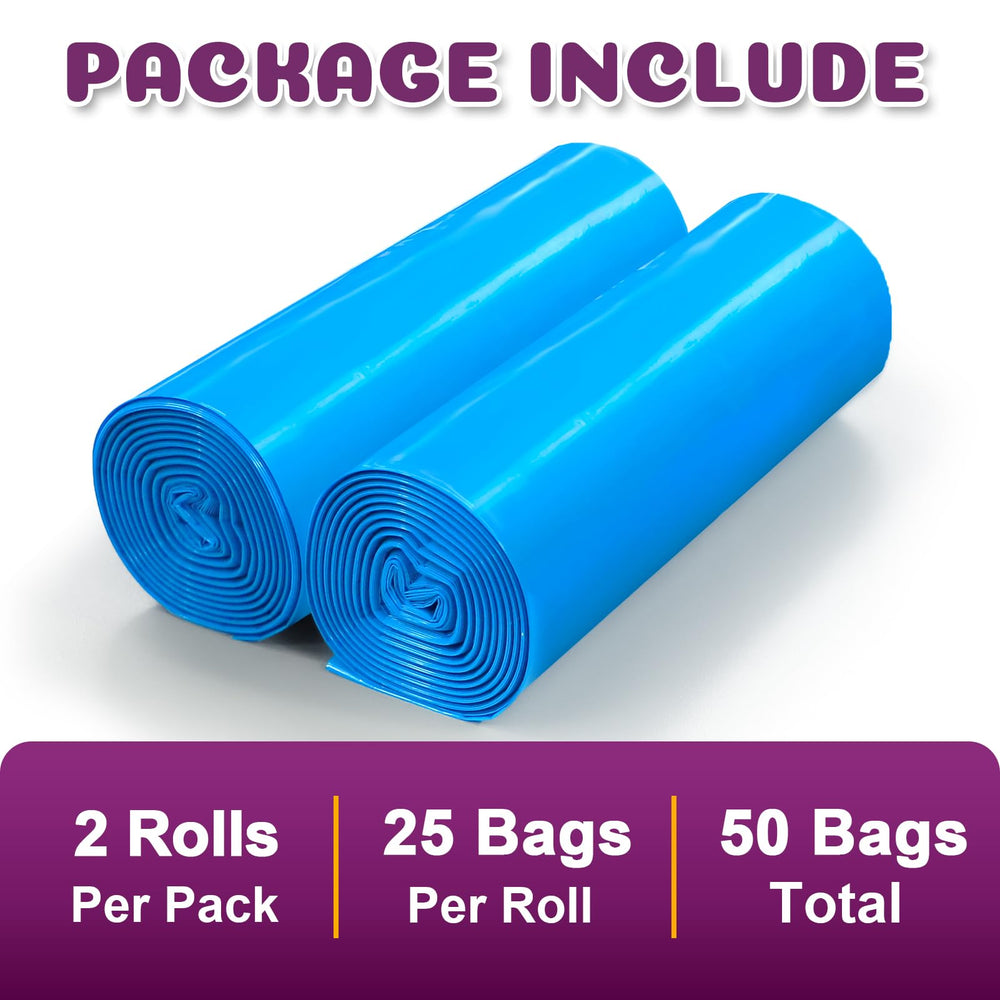 Godyoy extra-thick plastic minimizes tears and leaks during disposal.