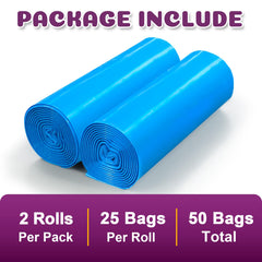 Godyoy extra-thick plastic minimizes tears and leaks during disposal.