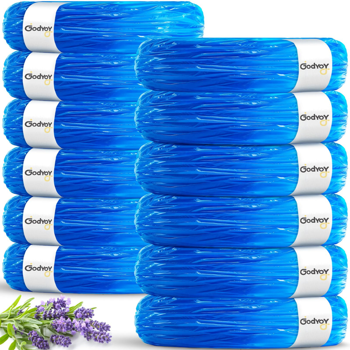 Godyoy cat litter refill bags compatible with Litter Genie XL pails for easy fit.