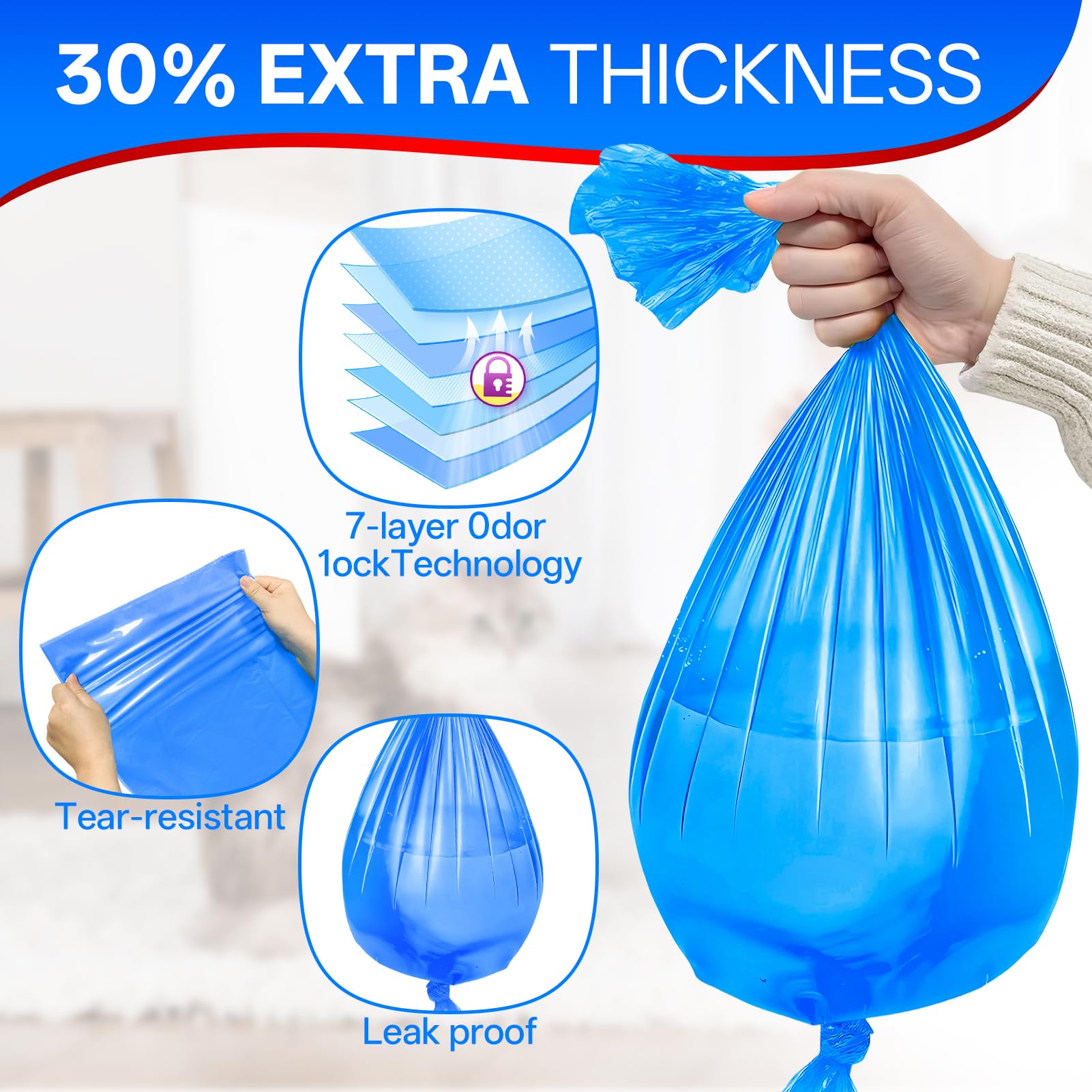 Godyoy 21ft-long refill bag ready for long-lasting use