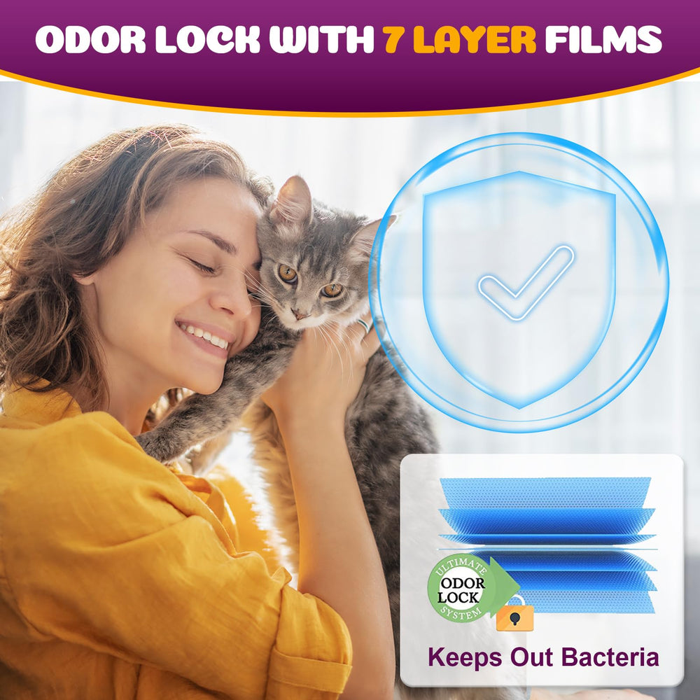 Godyoy tear-design bags with pre-cut perforations enable quick changes.