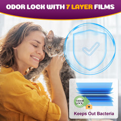 Godyoy tear-design bags with pre-cut perforations enable quick changes.