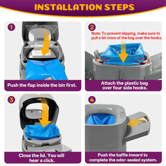 Godyoy tear-resistant leak-proof bags highlight durability and mess-free disposal.