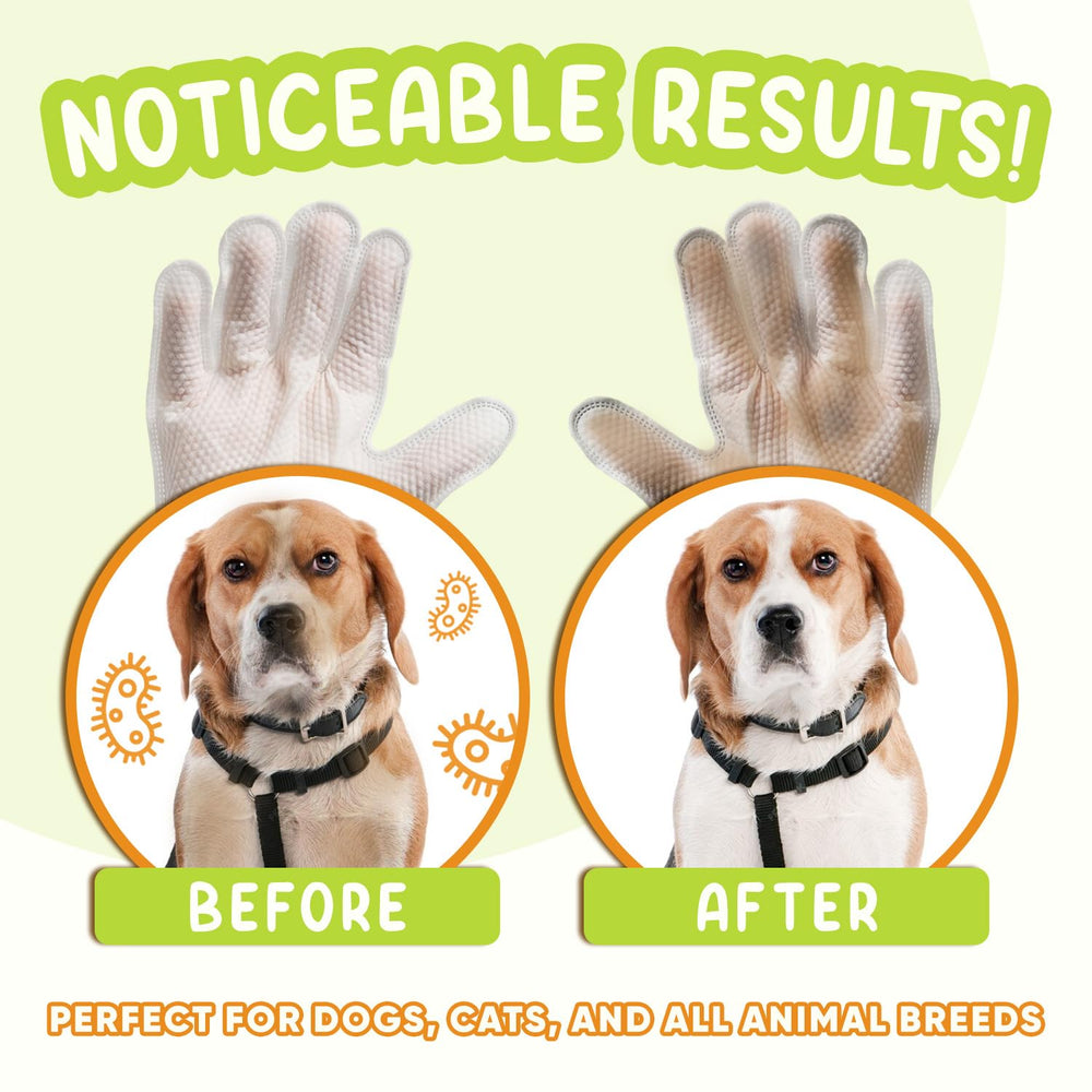 GoEcoVita Pet Glove Wipes Ingredients Coconut Oil nourish coat and skin.