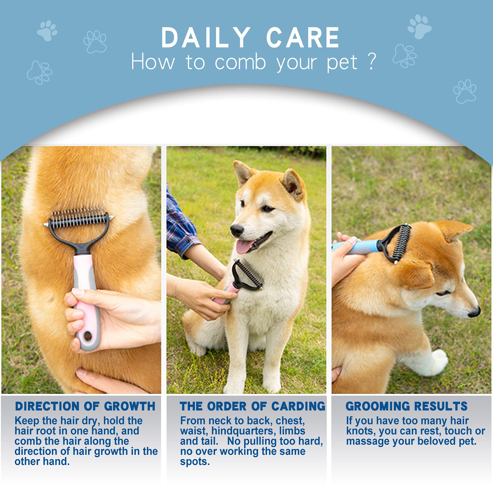 GOESWELL safety-lock cat nail clipper protects paws during grooming.