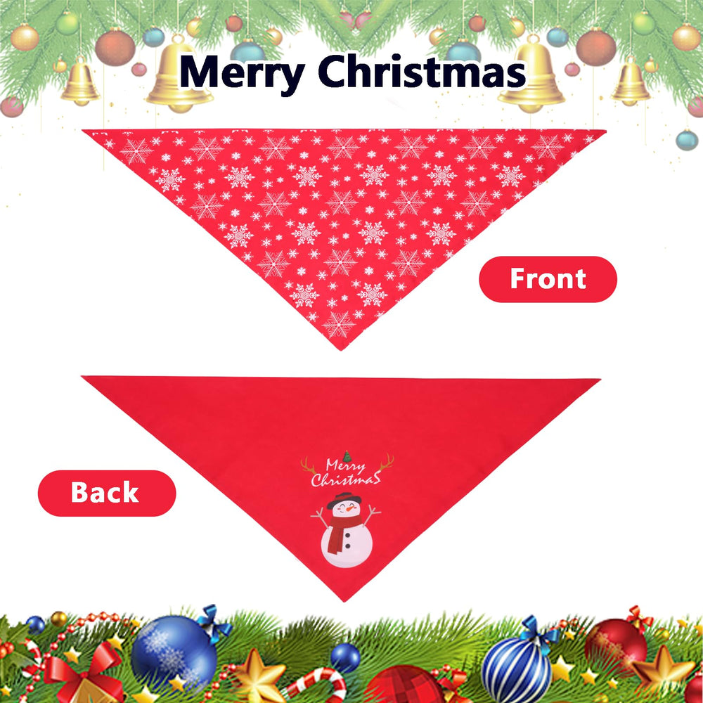 Gofshy 2-pack Christmas bandanas make a cute seasonal gift