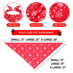 Gofshy Christmas dog bandana Christmas-tree design, great for festive photos and celebrations.