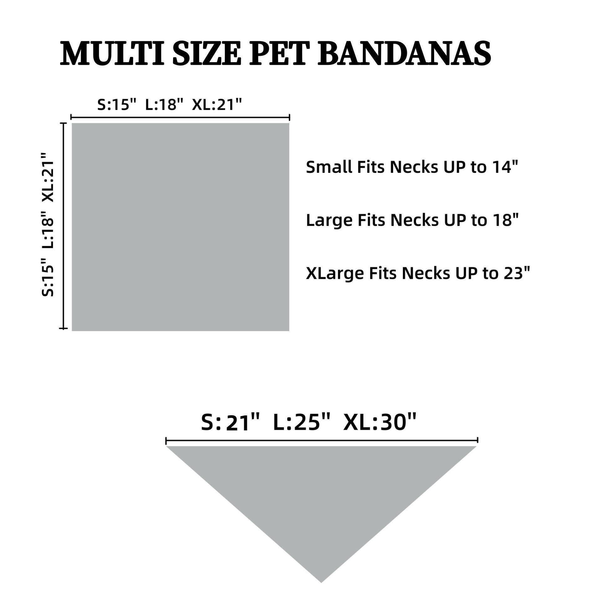 Gofshy blue stripes bandana on a medium dog adds cute, comfy flair
