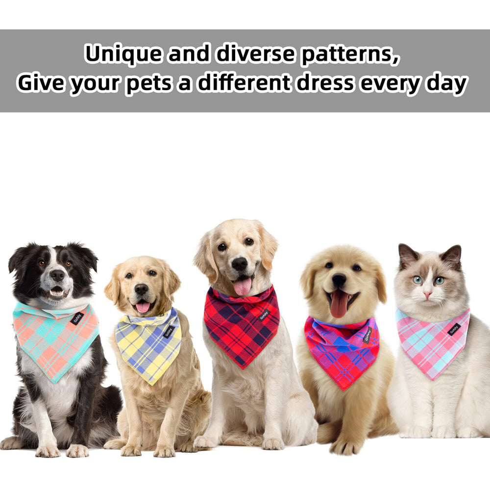 Gofshy bandana for dog birthday photos adds cute charm to special moments.