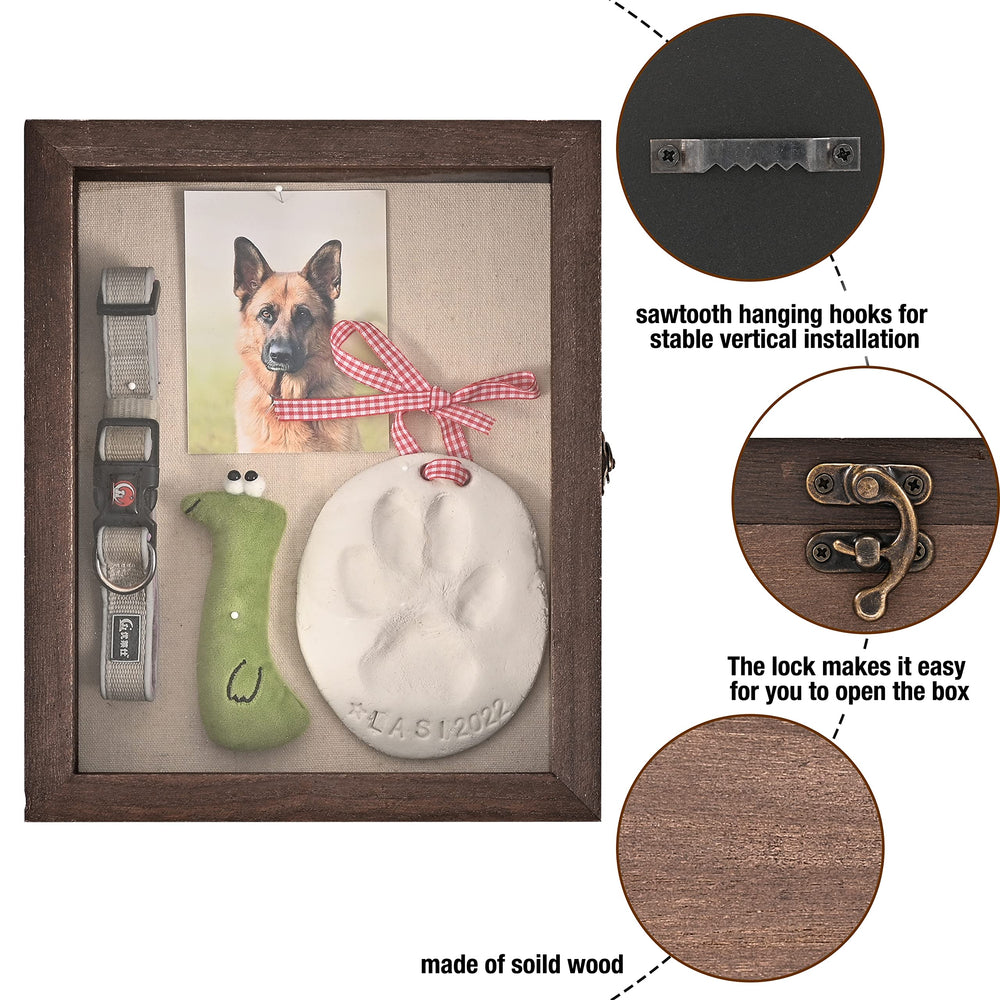 Gognlvn paw print impression clay close-up safe non-toxic kit for meaningful keepsakes