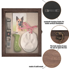 Gognlvn paw print impression clay close-up safe non-toxic kit for meaningful keepsakes
