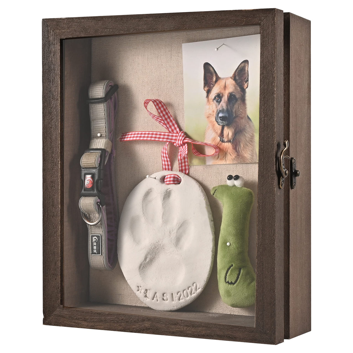 Gognlvn pet memorial shadow box front view ideal display for cherished memories